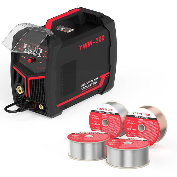 YWM-200 4-in-1 Multi-Process Aluminum MIG Welder