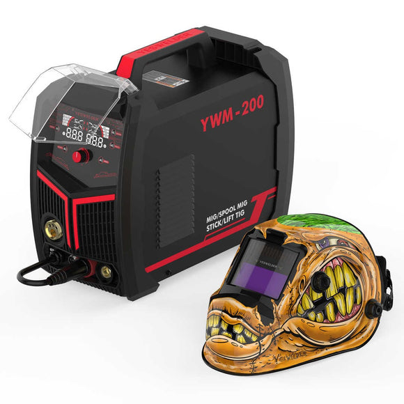 YWM-200 4-in-1 Multi-Process Aluminum MIG Welder