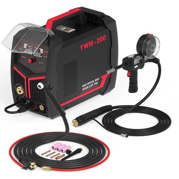 YWM-200 4-in-1 Multi-Process Aluminum MIG Welder