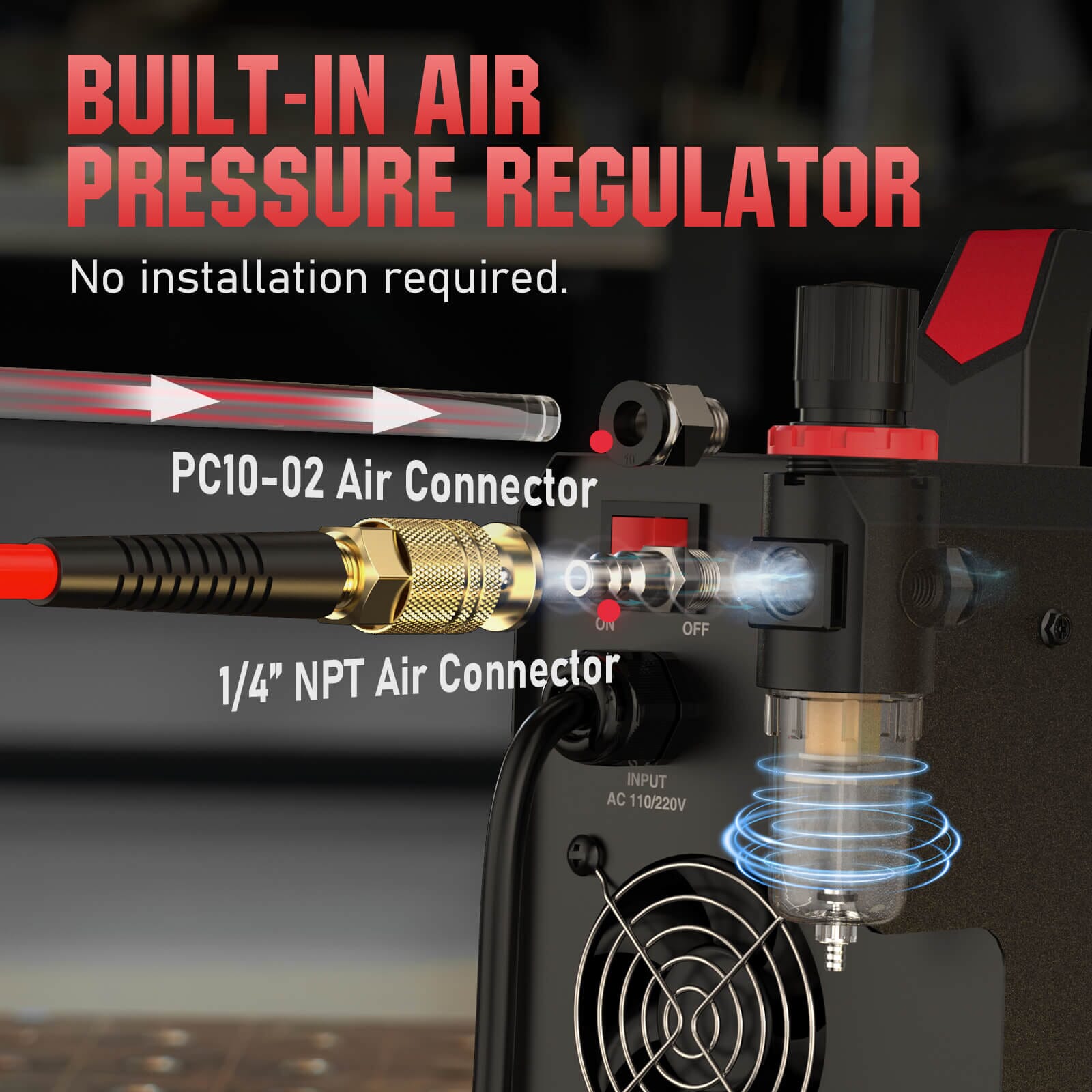 4-in-1 60A Plasma Cutter | Pilot Arc, Blow-Back Start, 1" Clean Cut