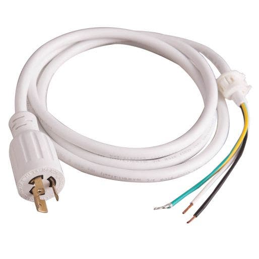 6FT 12/3 SJTOW White Power Cord with L720P Plug