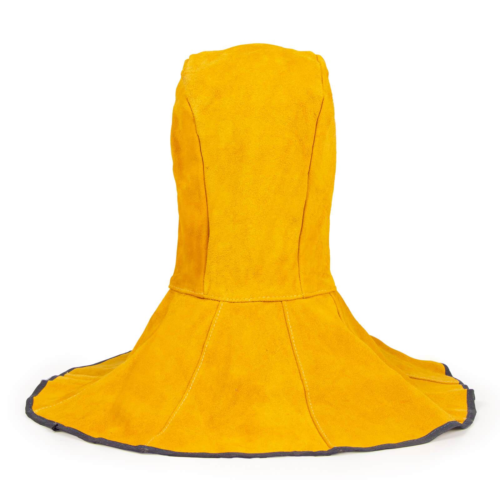 AP-3000Y Golden Cowhide Split Leather Welding Head Neck Protective Hood